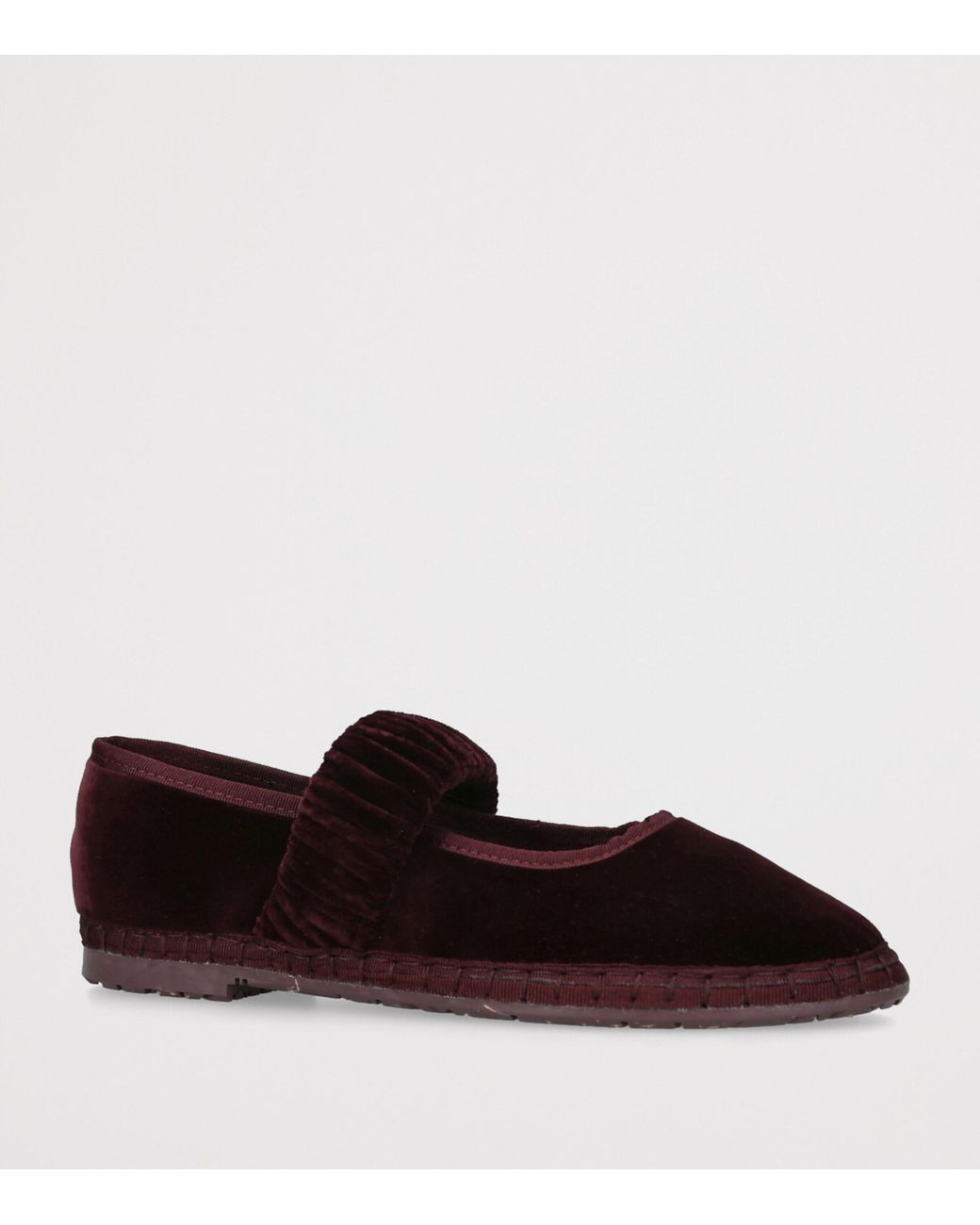 Flabelus Brown Velvet Mafalda Espadrilles