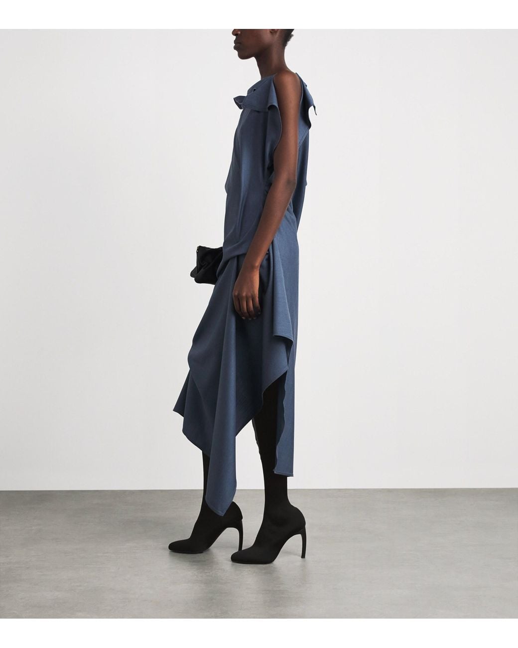 Victoria Beckham Black Harlow Stretch Boots 100