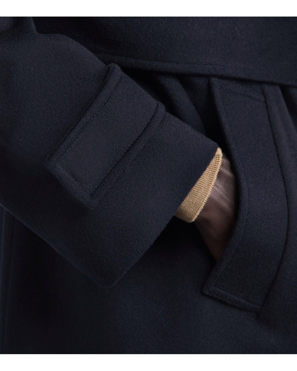 Lardini Blue Cashmere Belted Overcoat for men
