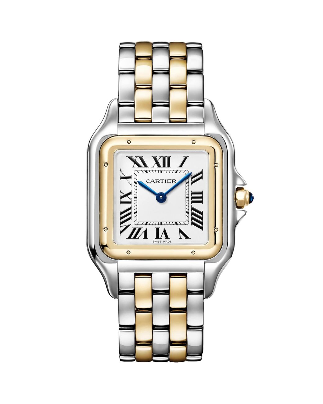 Cartier Metallic And Stainless Steel Panthère De Watch for men