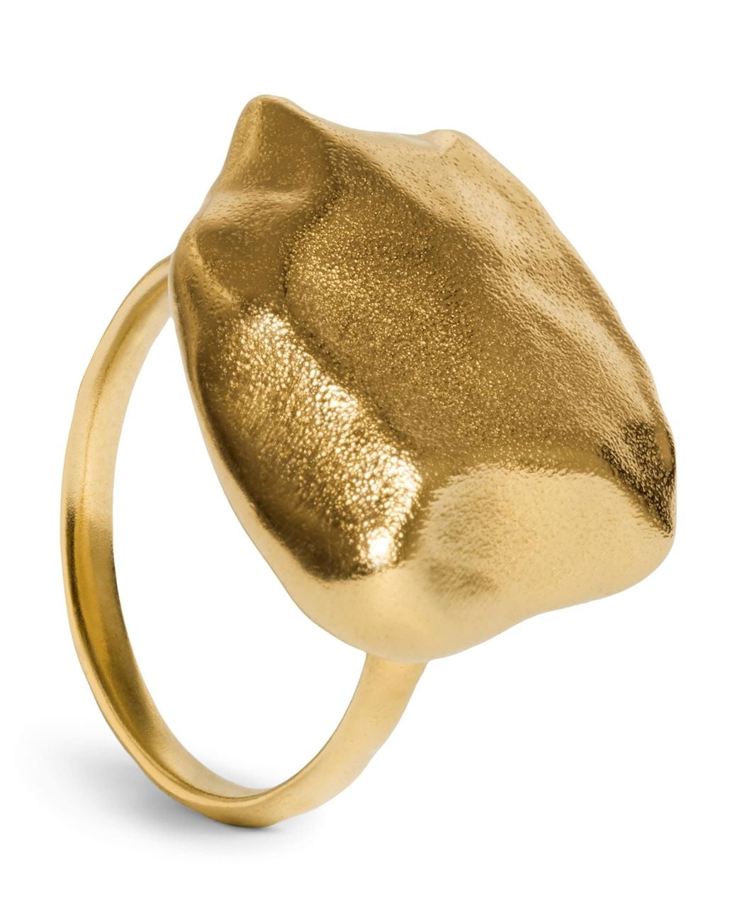Monica Vinader Metallic Vermeil Fragments Bold Ring