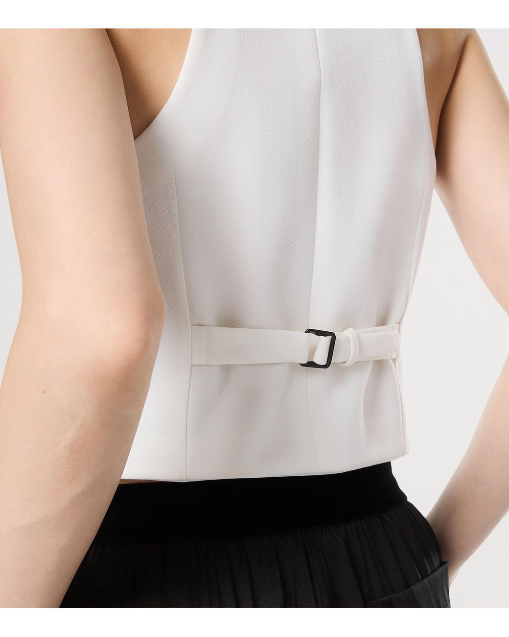 Tom Ford White Virgin Wool Tuxedo Waistcoat