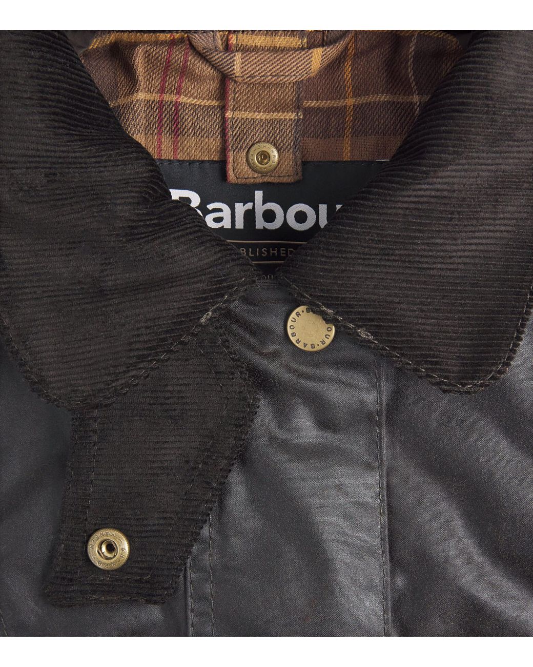 Barbour Black Waxed Beadnell Jacket