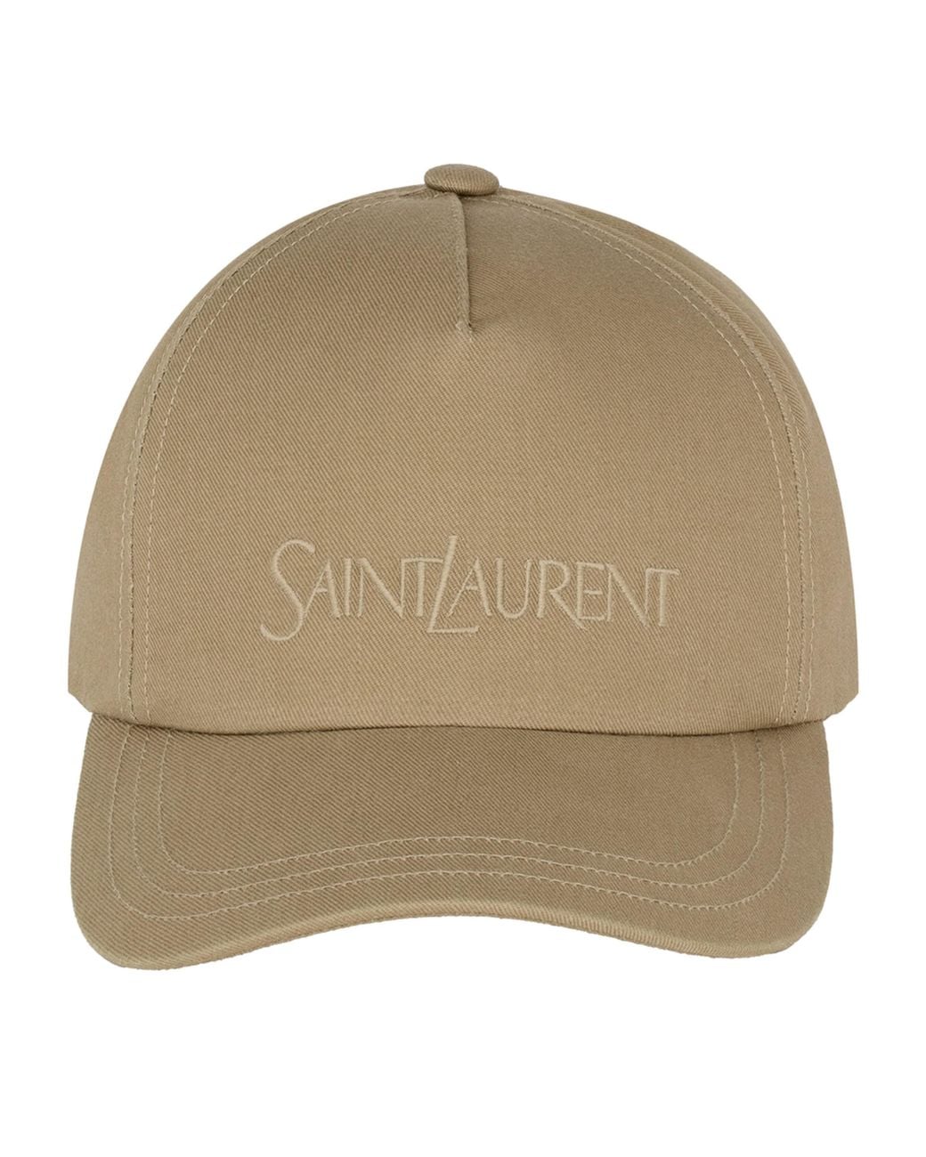 Saint Laurent Natural Cotton-Linen Baseball Cap for men