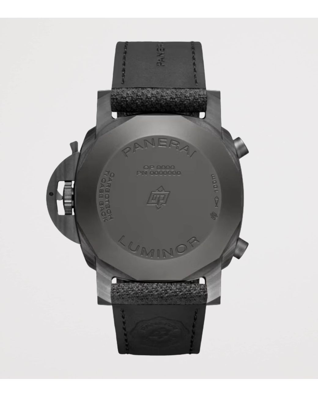 Panerai Gray Carbotech Luminor Chrono Watch for men