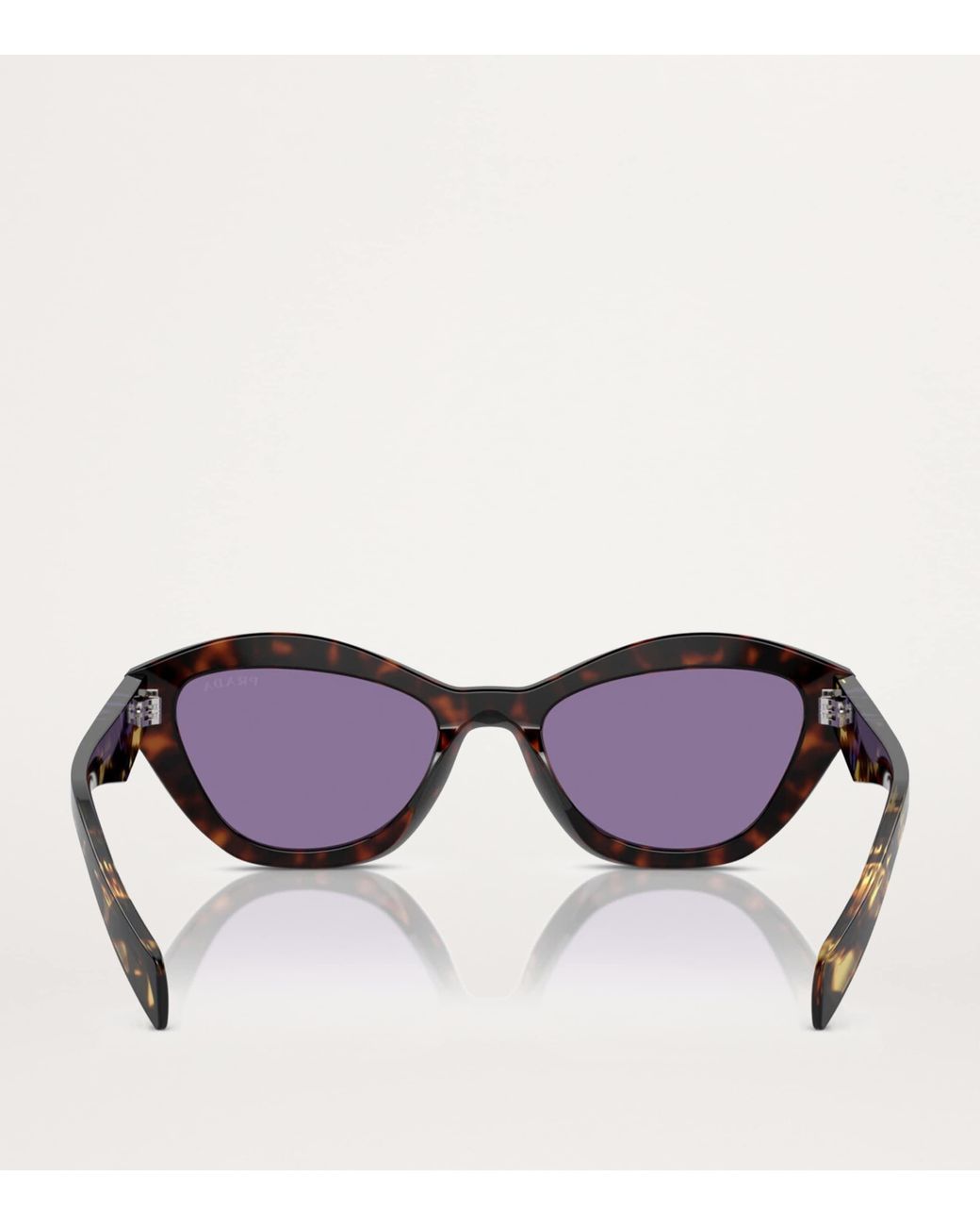 Prada Purple Tortoiseshell Cat-Eye Sunglasses