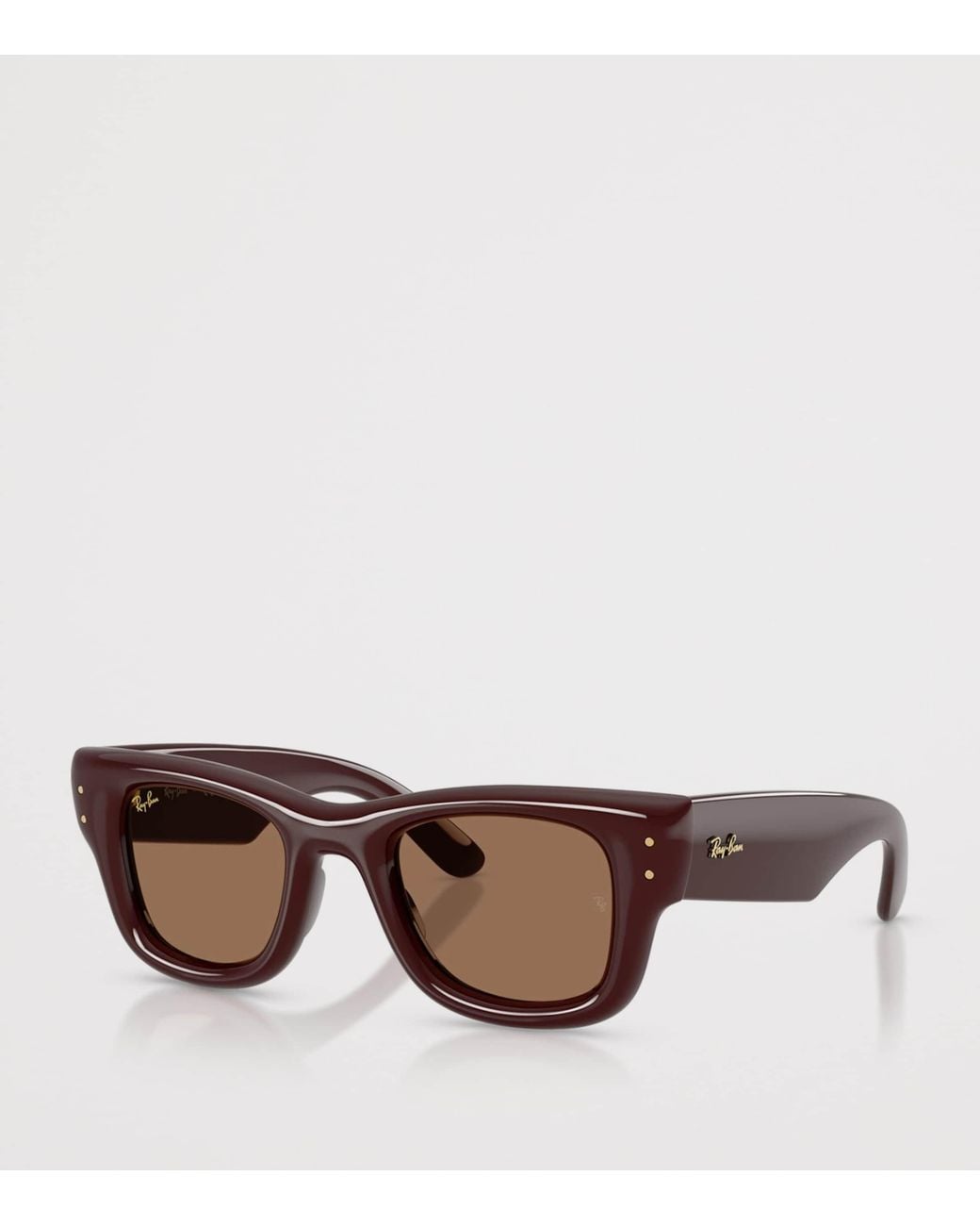 Ray-Ban Brown Wayfarer Puffer Sunglasses