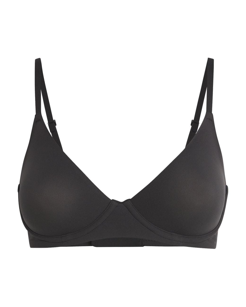 Skims Black Fits Everybody Unlined Demi Bra