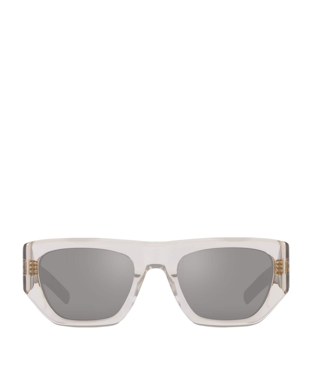 Saint Laurent Gray Sl 740 Pillowed Square Sunglasses