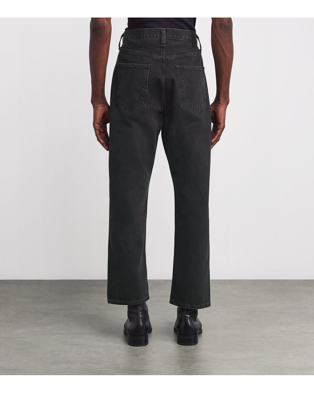 Agolde Black Organic Cotton-Blend Loose '90S Jeans for men