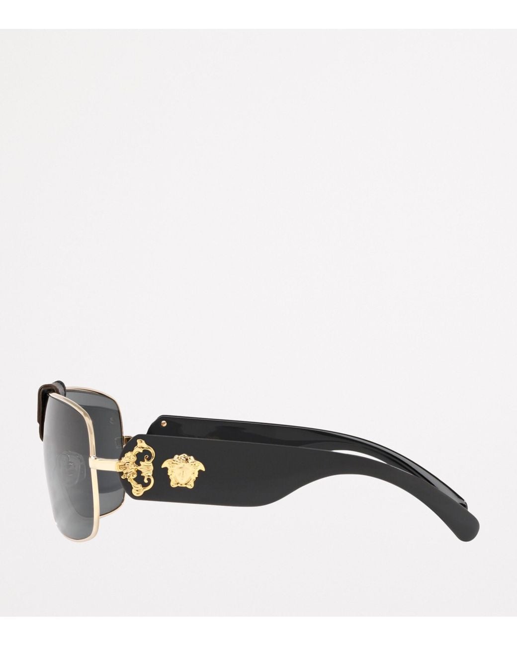 Versace Gray Square Sunglasses for men