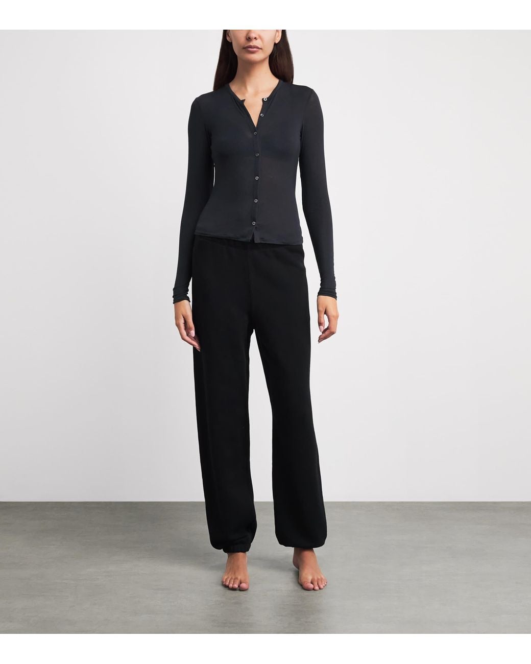 Skims Blue Sheer Modal Cardigan