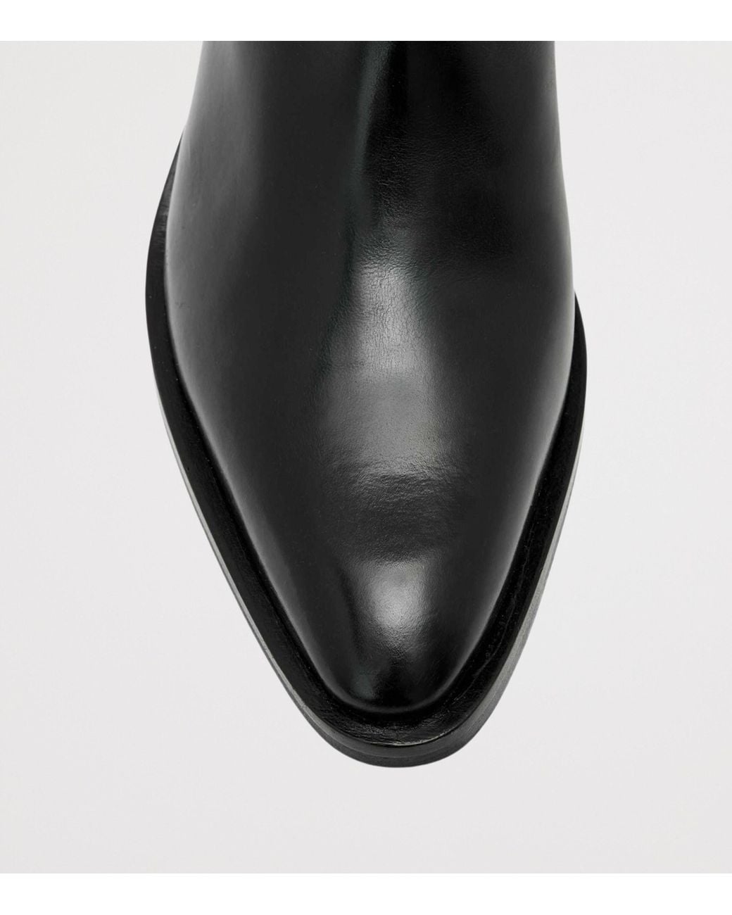 AllSaints Black Leather Jura Ankle Boots
