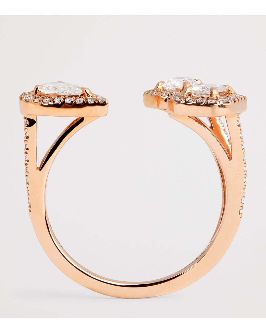 Messika Metallic And Diamond My Twin Ring