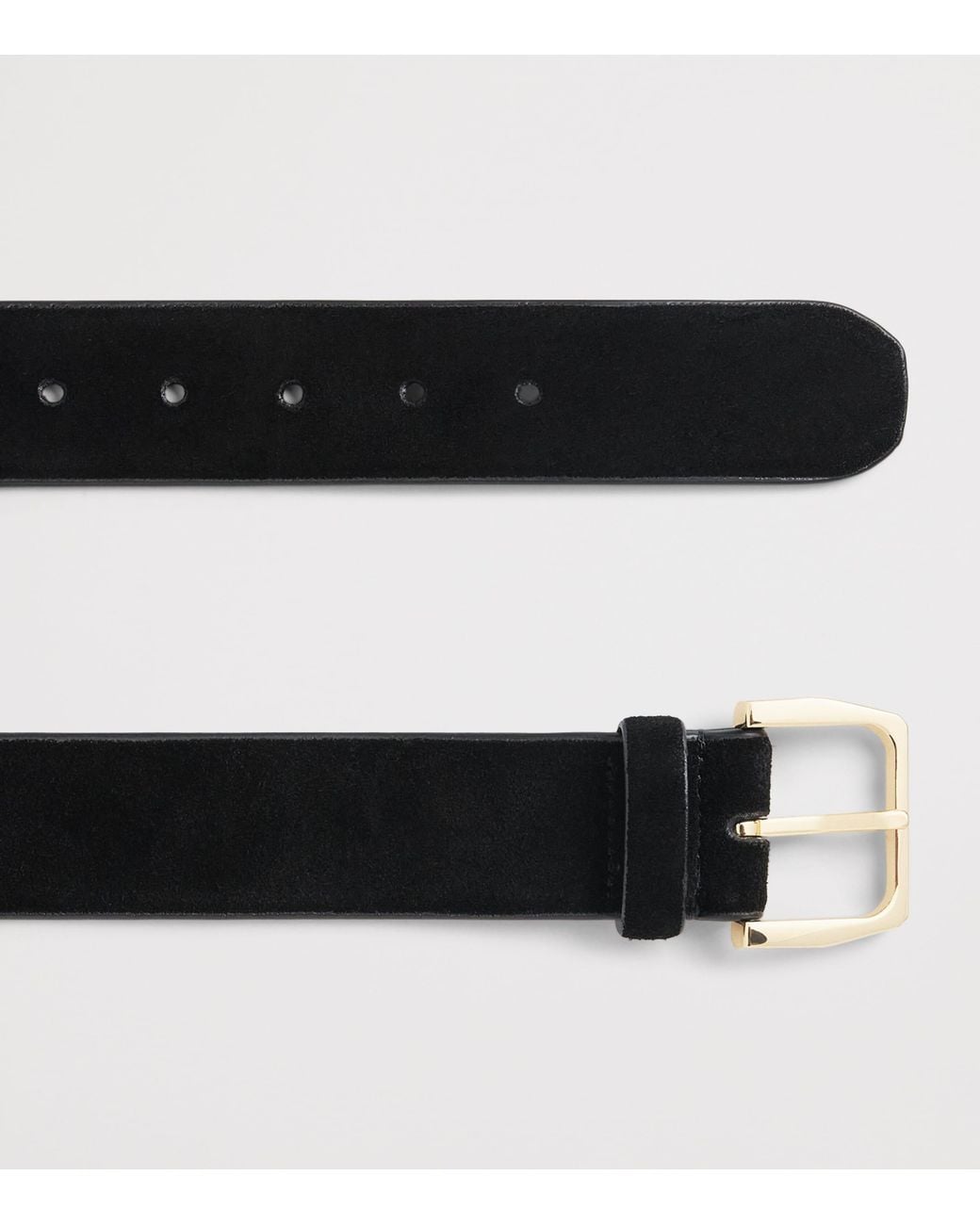 Sandro Black Suede Belt