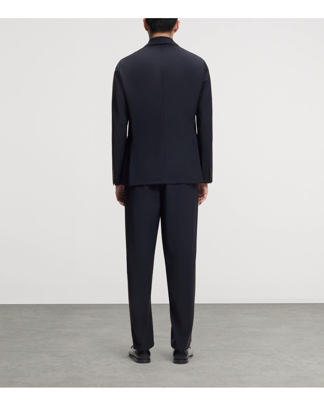 Boss Blue Wool-Blend Blazer for men