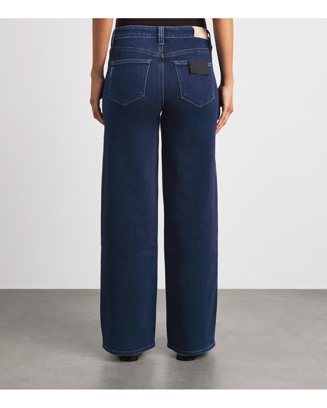 PAIGE Blue Tatum Wide-Leg Jeans