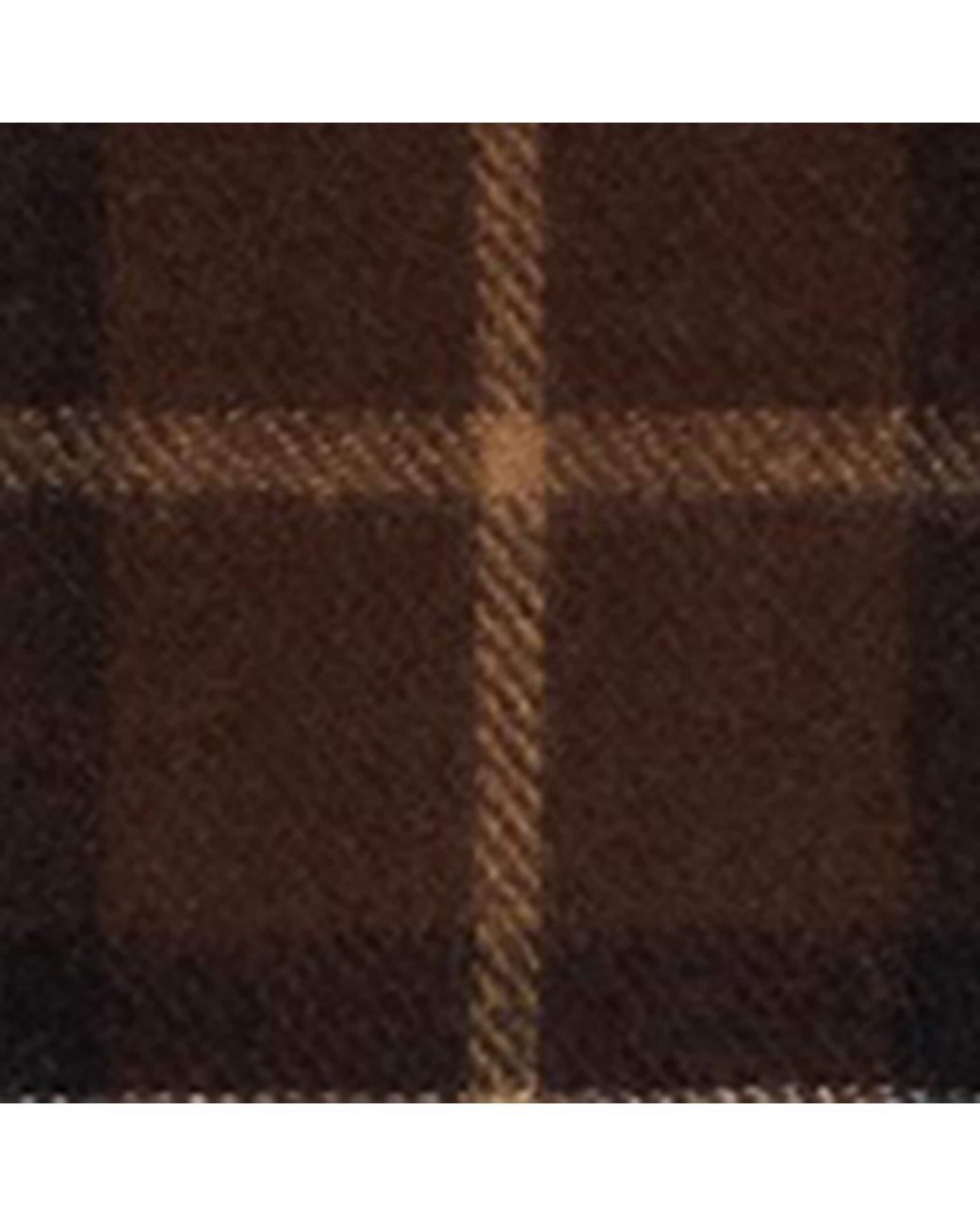 Burberry Brown Cashmere Reversible Check Ekd Scarf