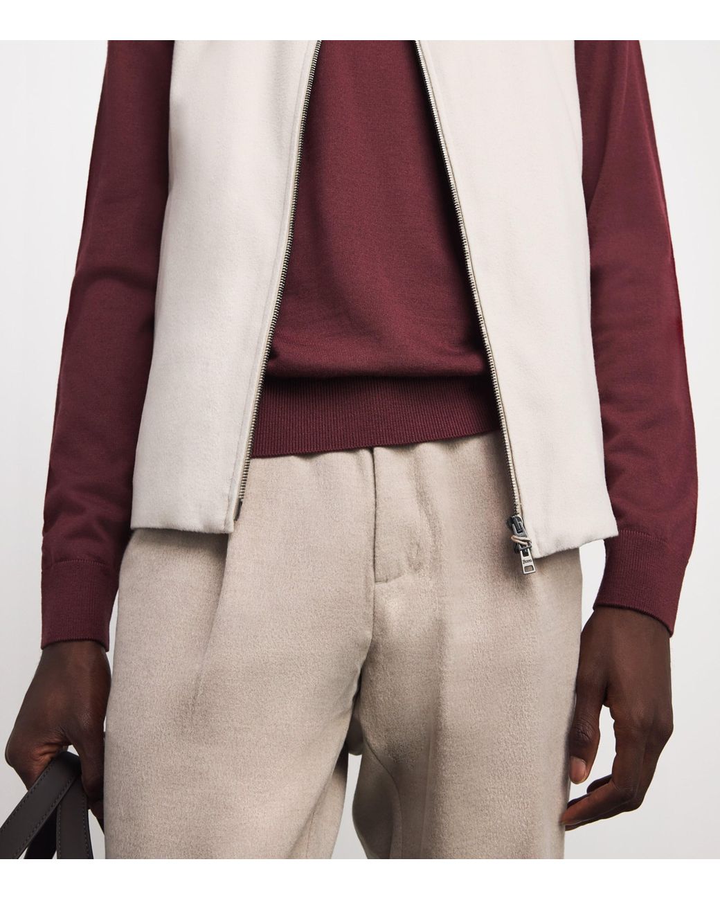 Pal Zileri Red Wool Sweater for men