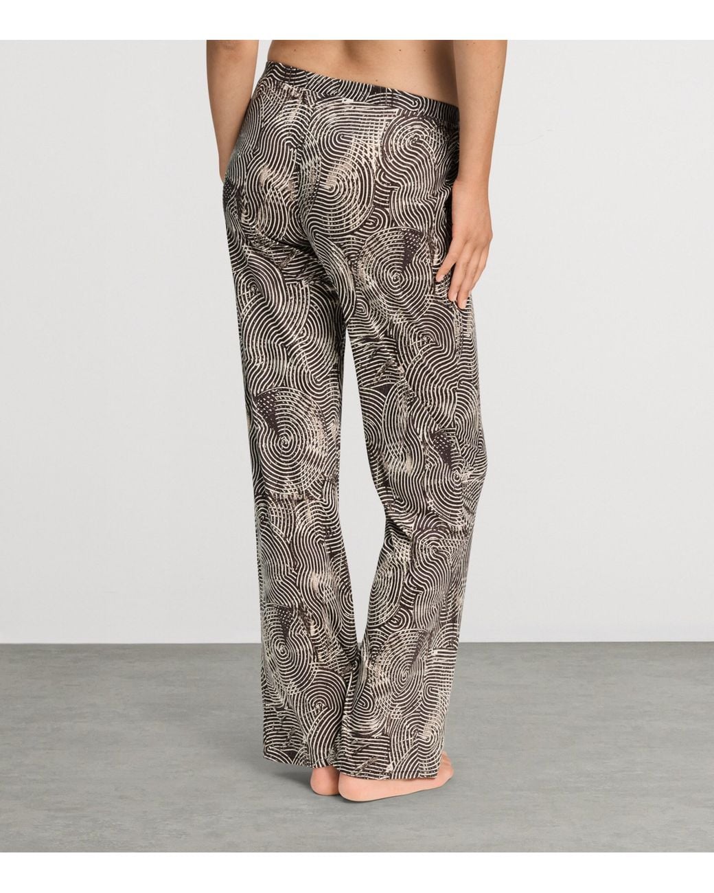 Hanro Gray Printed Tania Trousers