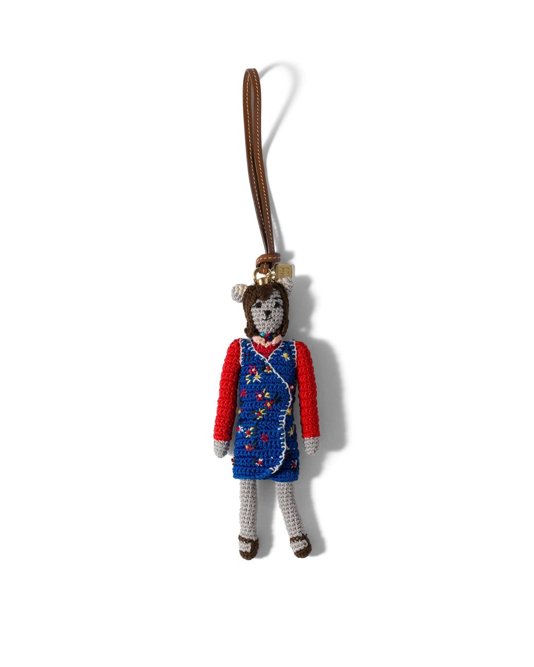 Miu Miu Multicolor Woven Yarn Keyring