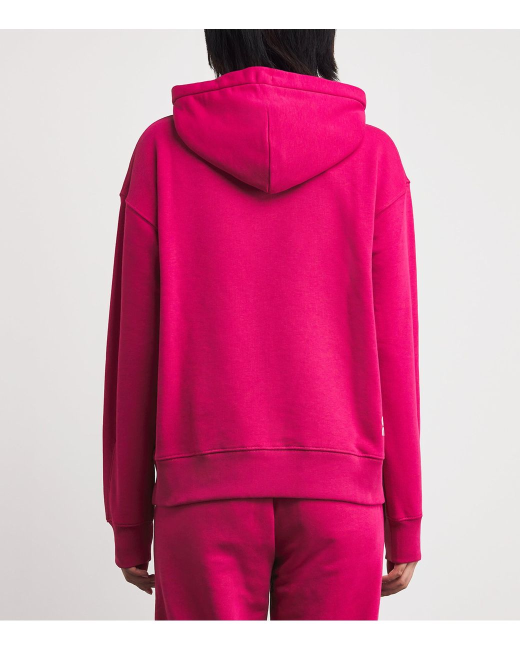 On Shoes Red Organic Cott-Blend Club Hoodie