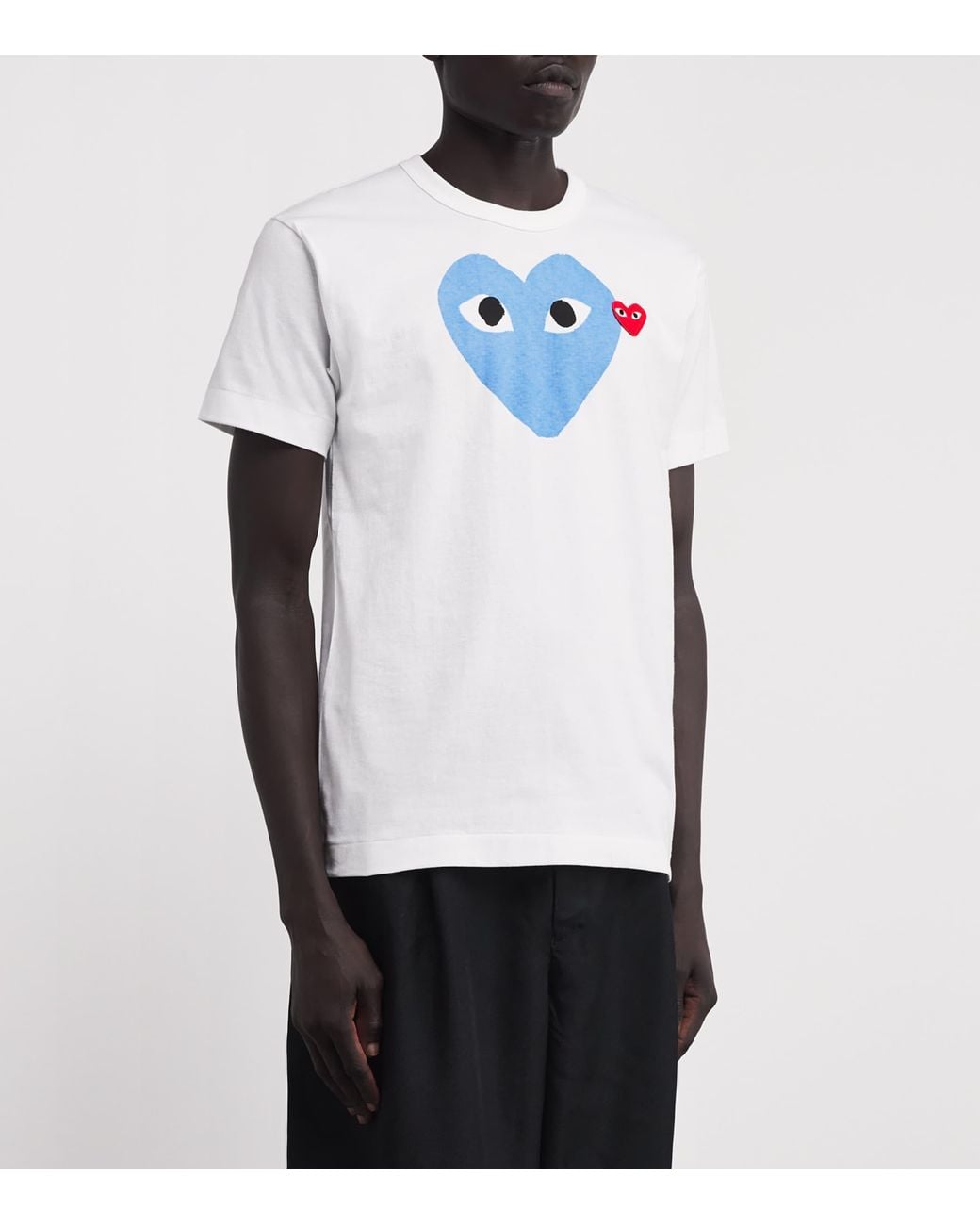COMME DES GARÇONS PLAY White Heart Logo T-Shirt for men