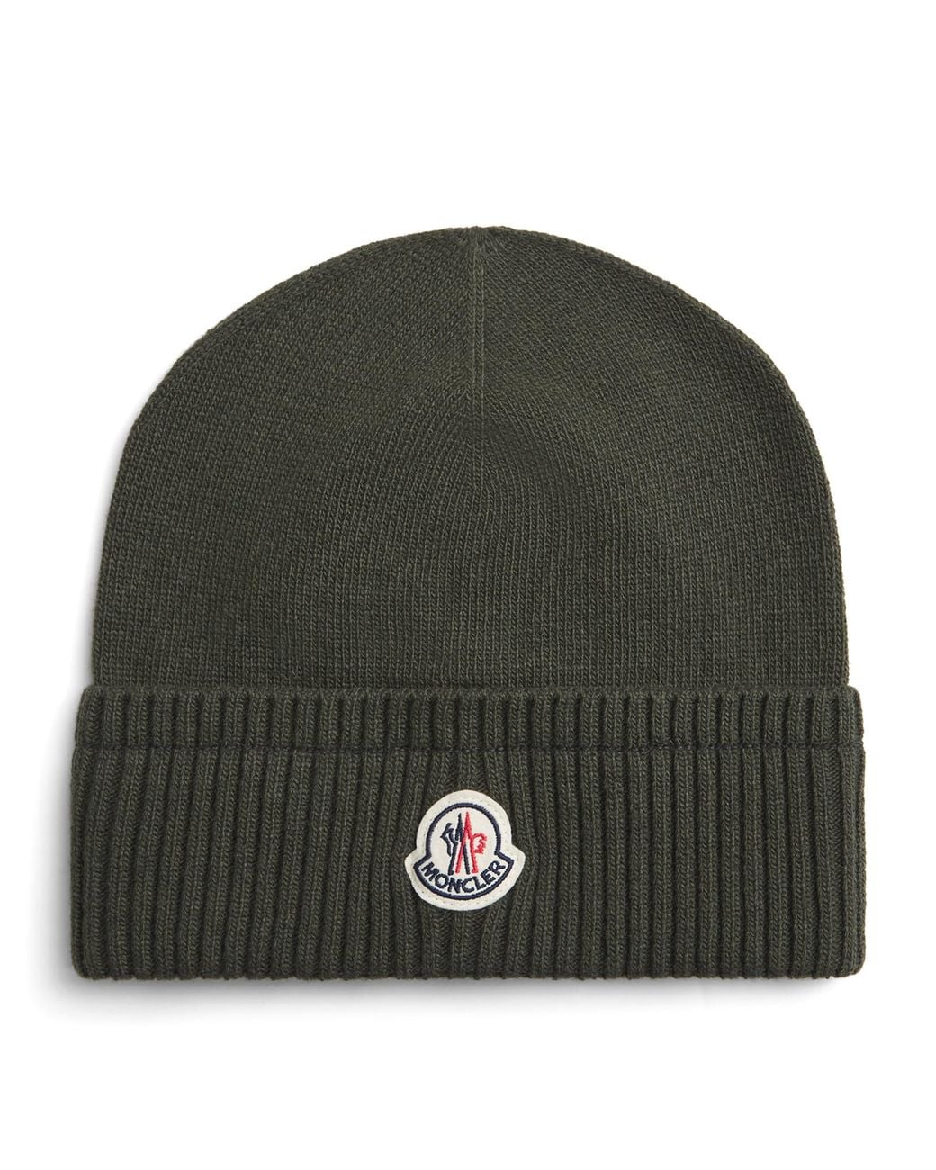 Moncler Green Virgin Wool-Cashmere Beanie for men