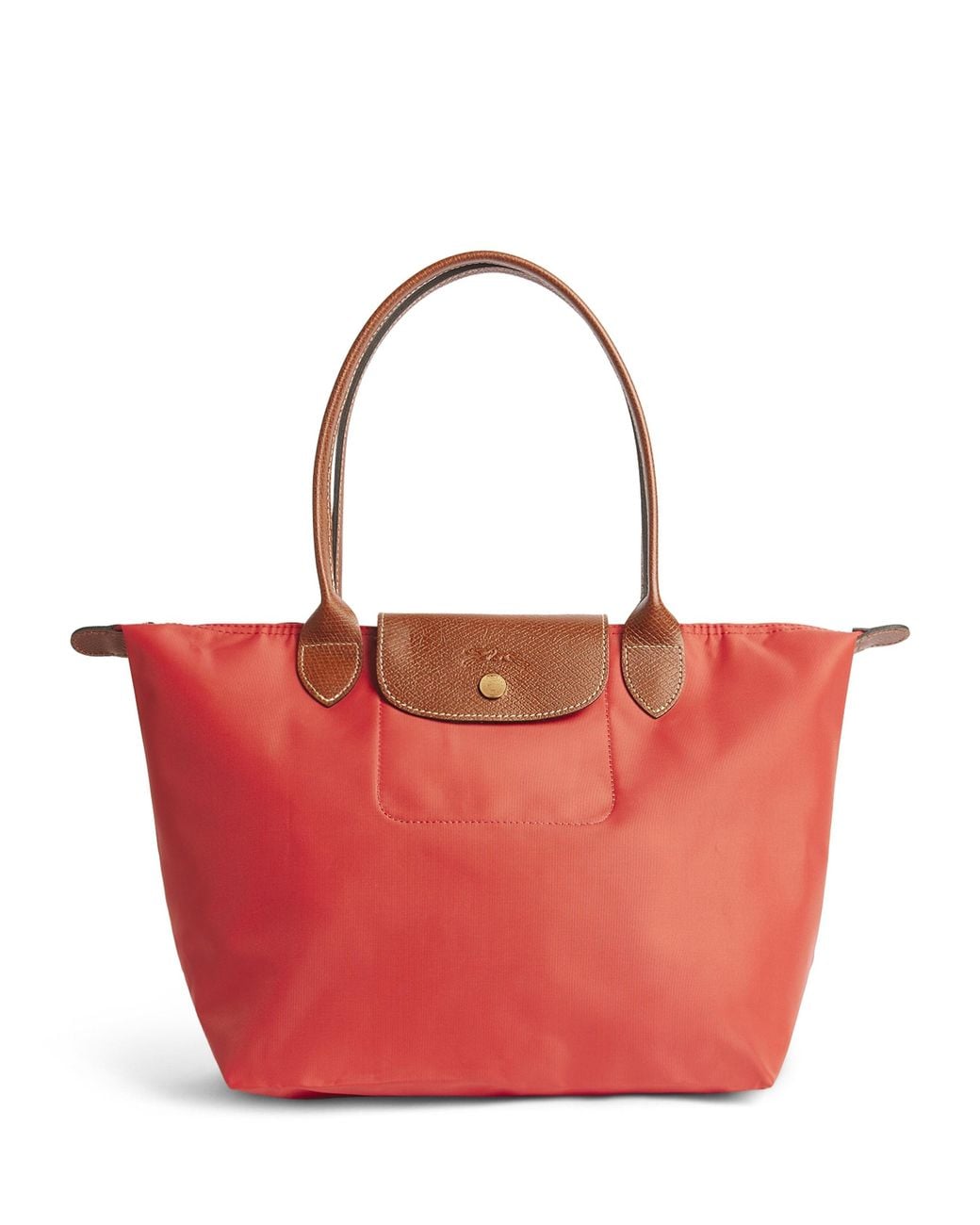 Longchamp Red Medium Le Pliage Original Handbag