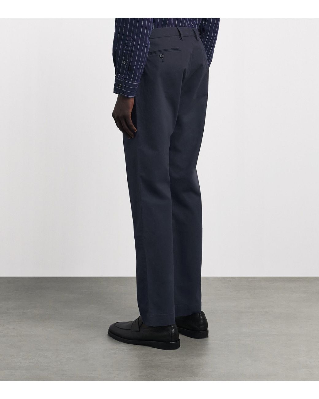 Polo Ralph Lauren Blue Stretch-Cotton Straight Chinos for men