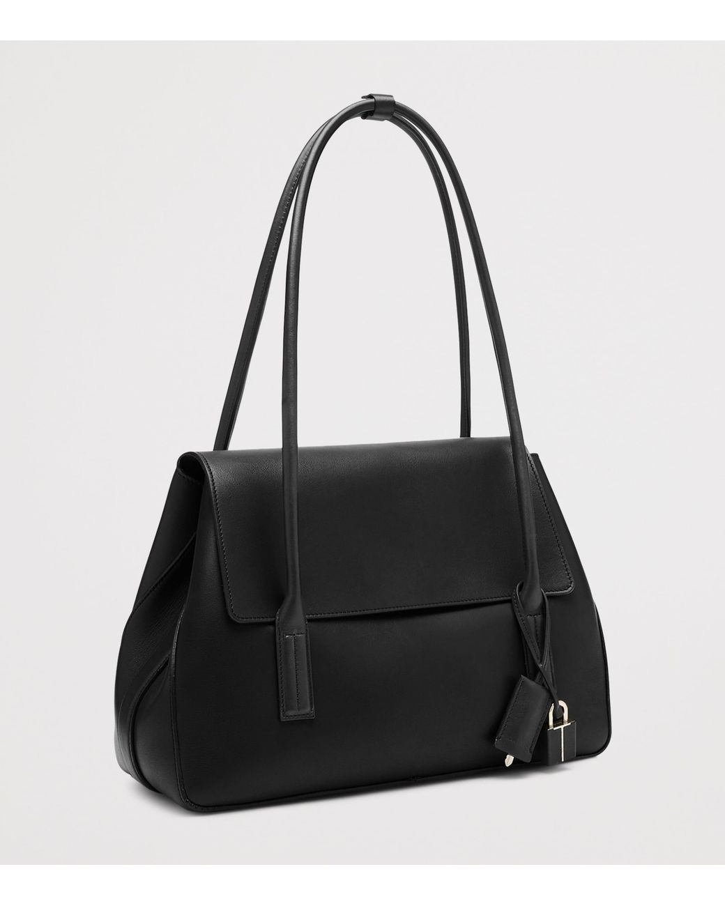 Tom Ford Black Medium Leather Eclipse Shoulder Bag