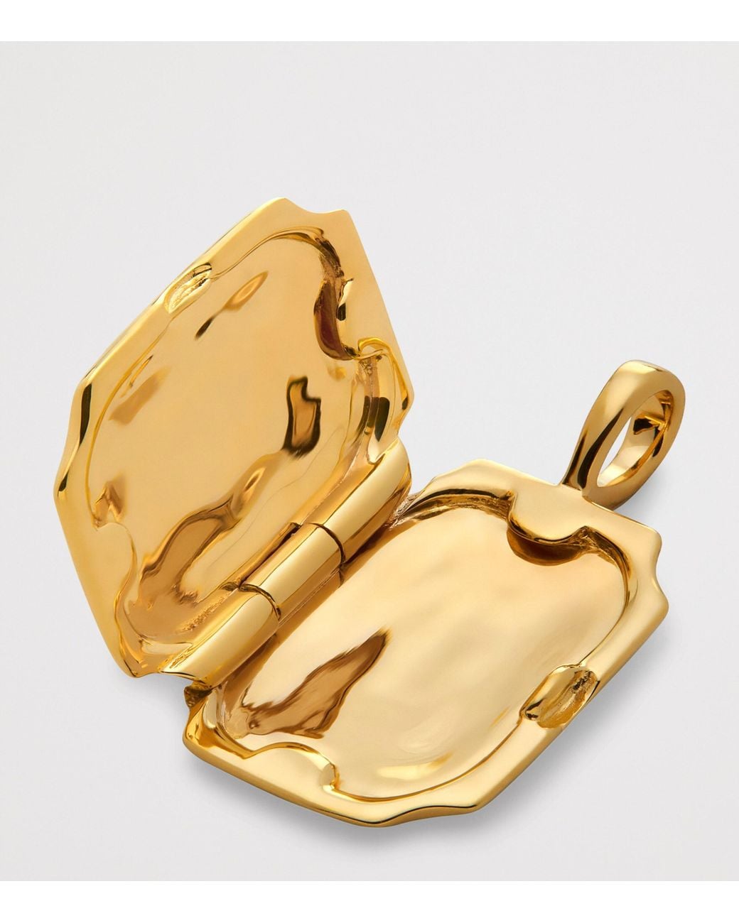 Monica Vinader Natural Vermeil Signature Locket Pendant