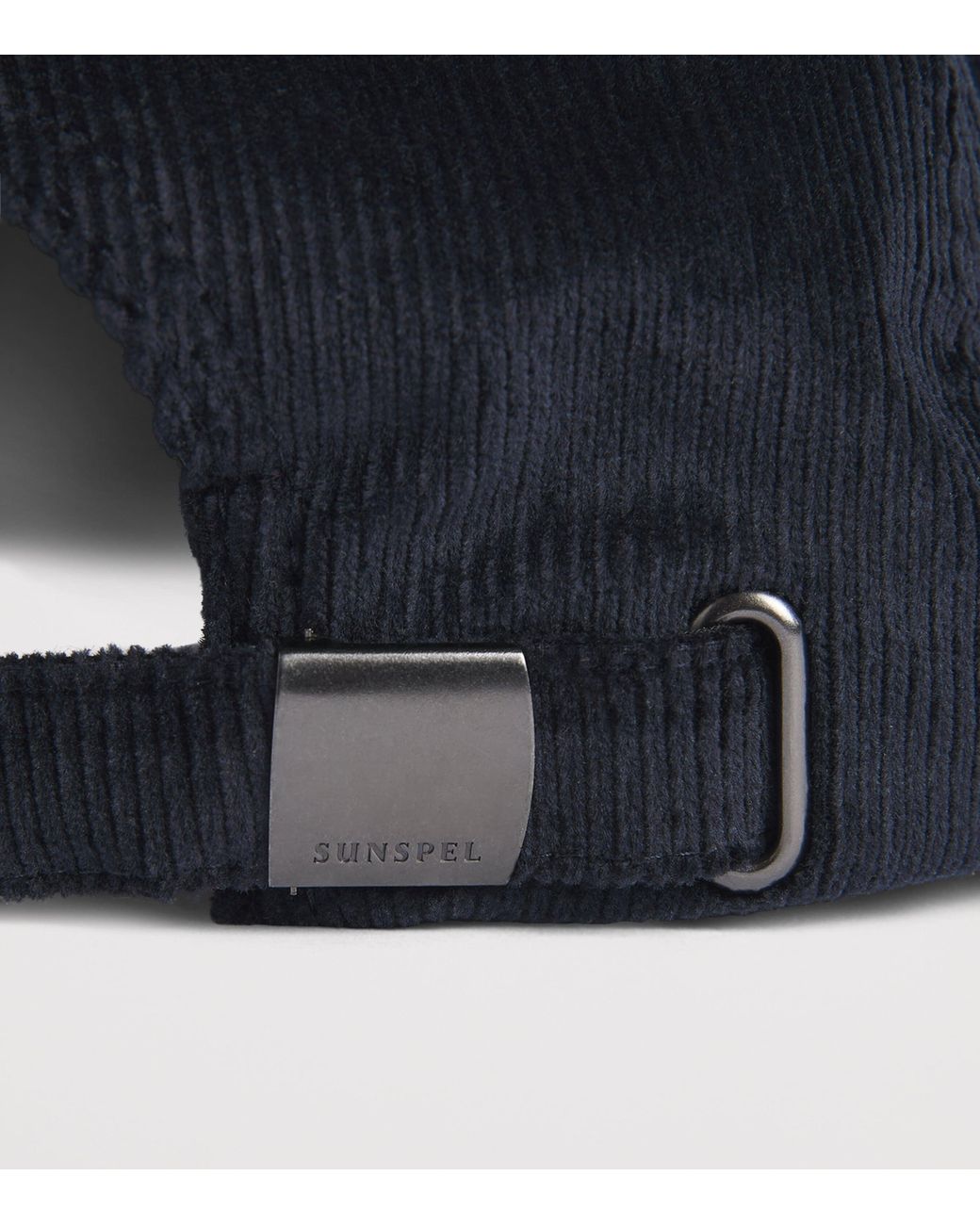 Sunspel Blue Corduroy Cap for men