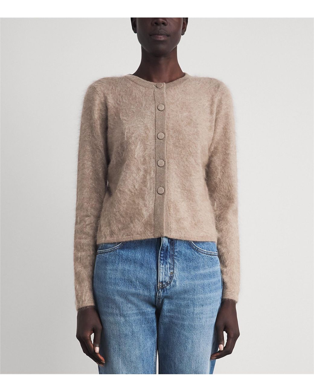 Toccin Brown Cashmere Mariah Cardigan