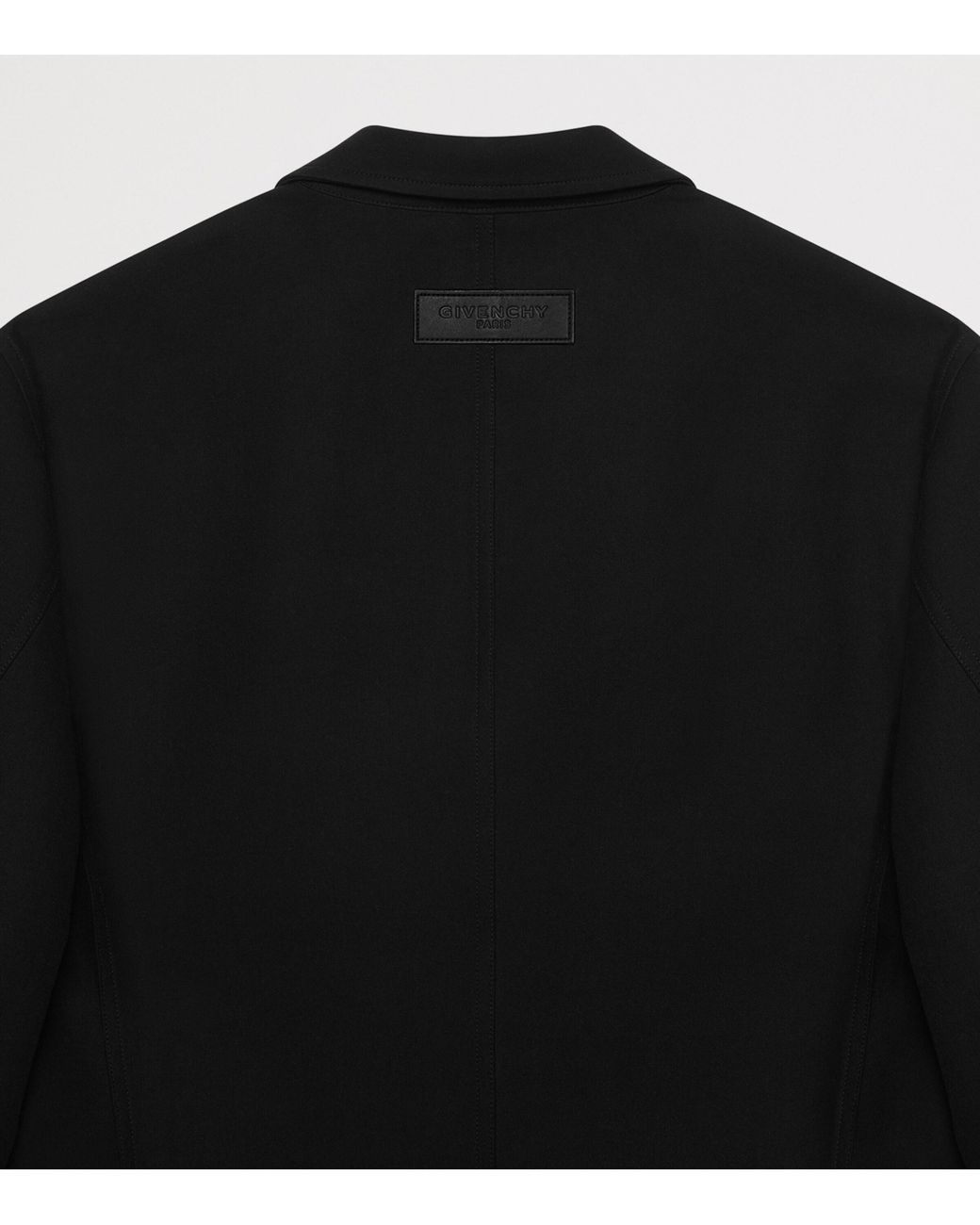 Givenchy Black Cotton Deconstructed Blazer for men