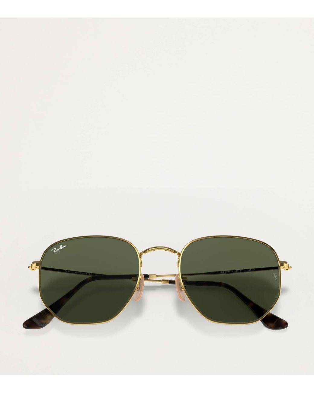 Ray-Ban Green Rb3548N Hexagonal Sunglasses