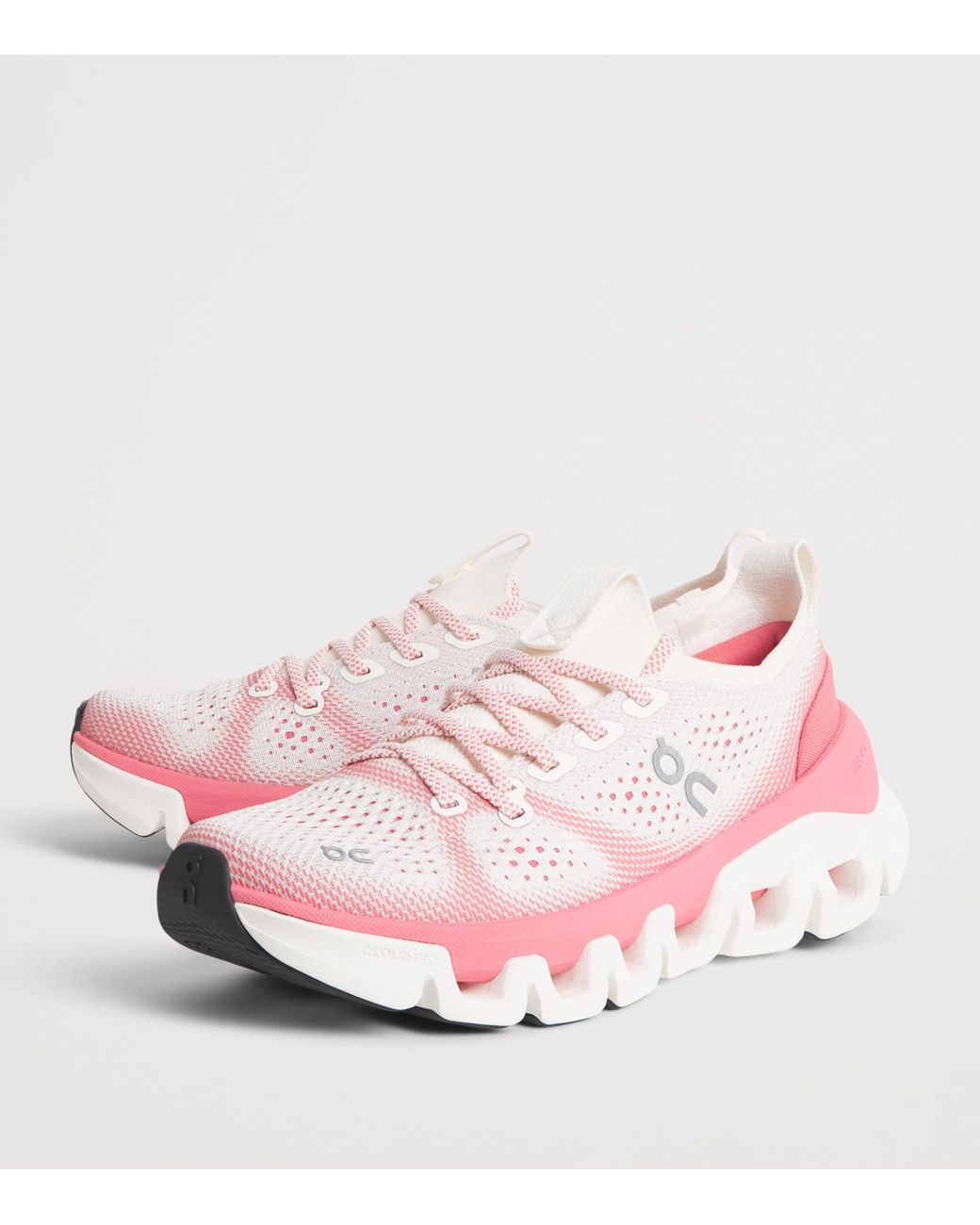 On Shoes Pink Cloud X Tempo Trainers