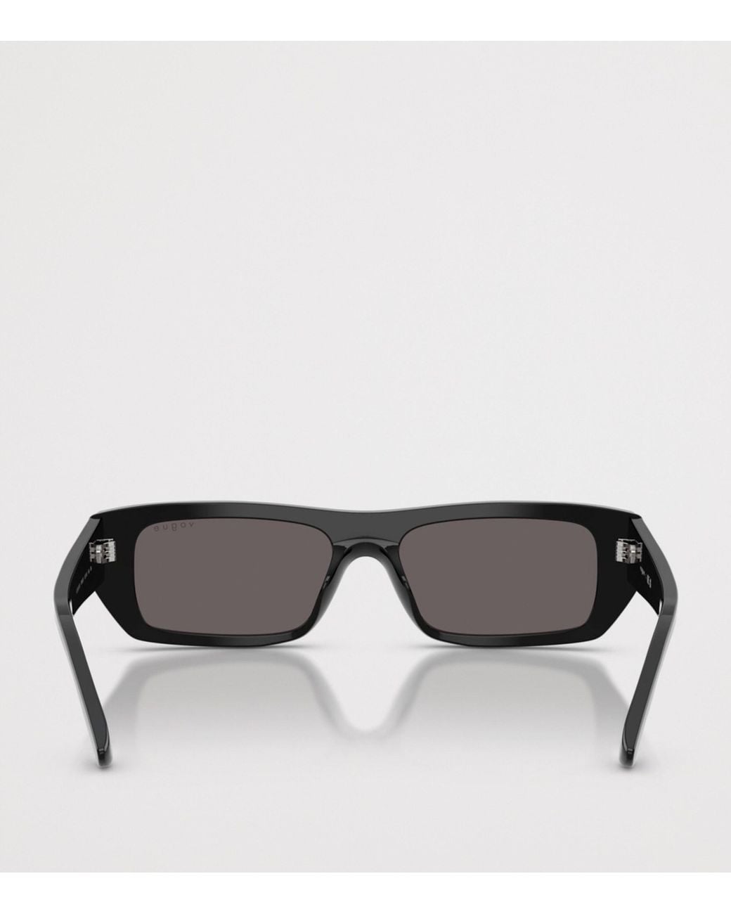 Vogue Gray Rectangular Sunglasses