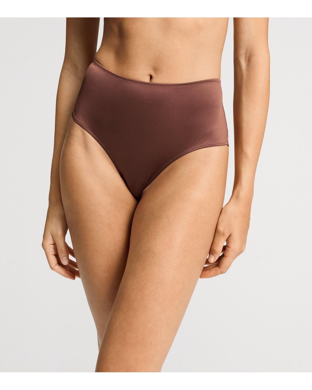 Hanro Brown Azelia Maxi Briefs