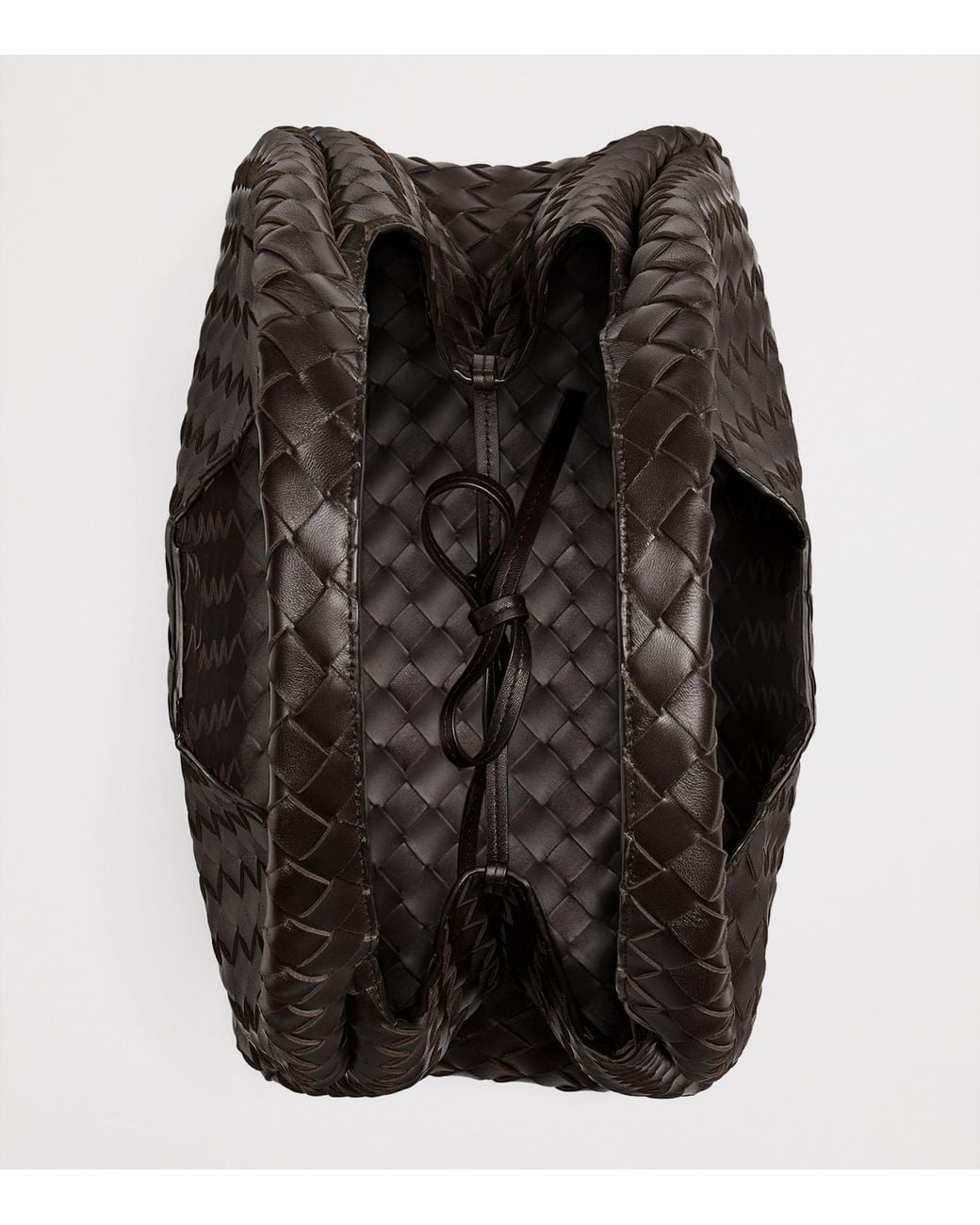 Bottega Veneta Black Medium Leather Campana Shoulder Bag