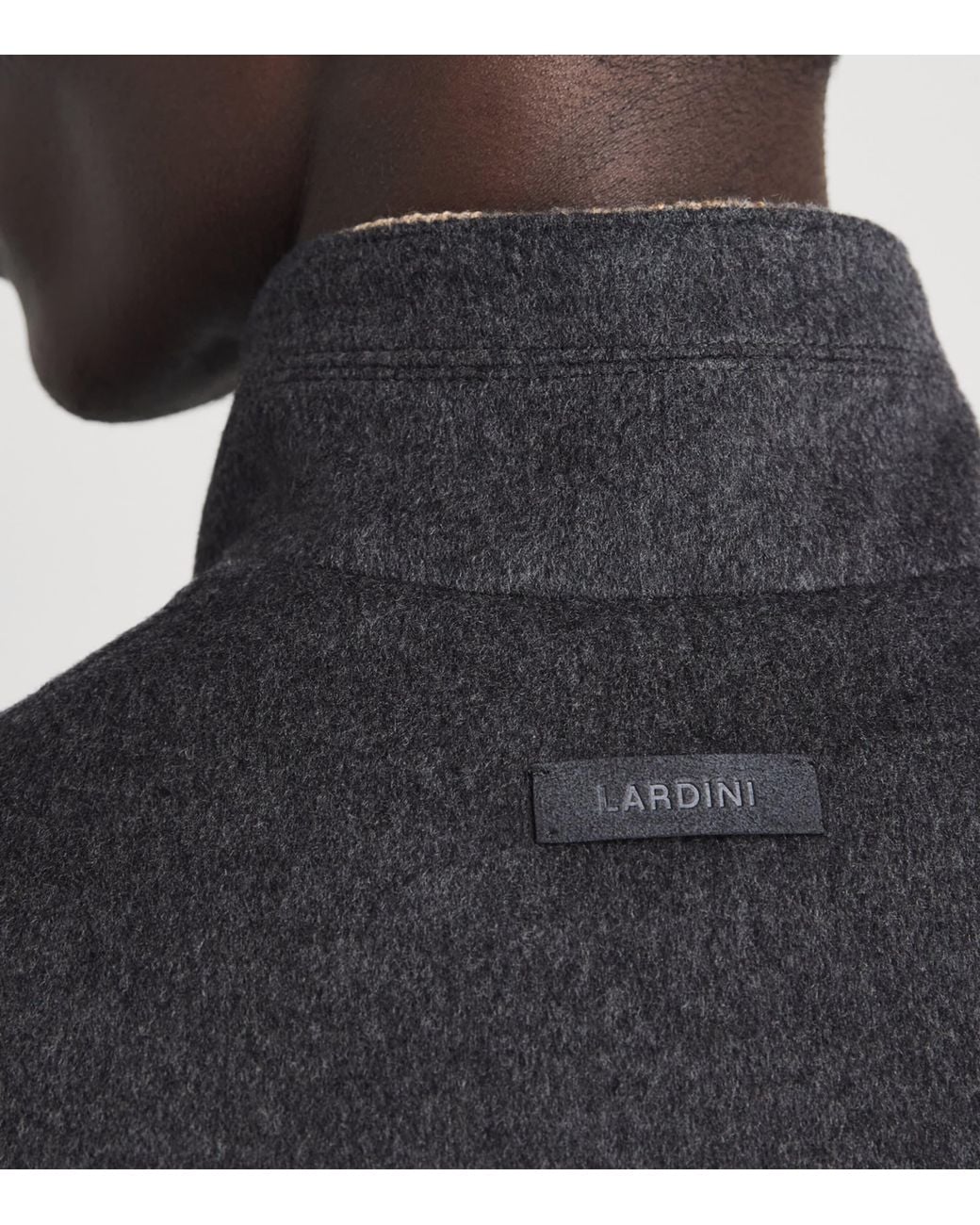 Lardini Blue Virgin Wool-Cashmere Gilet for men