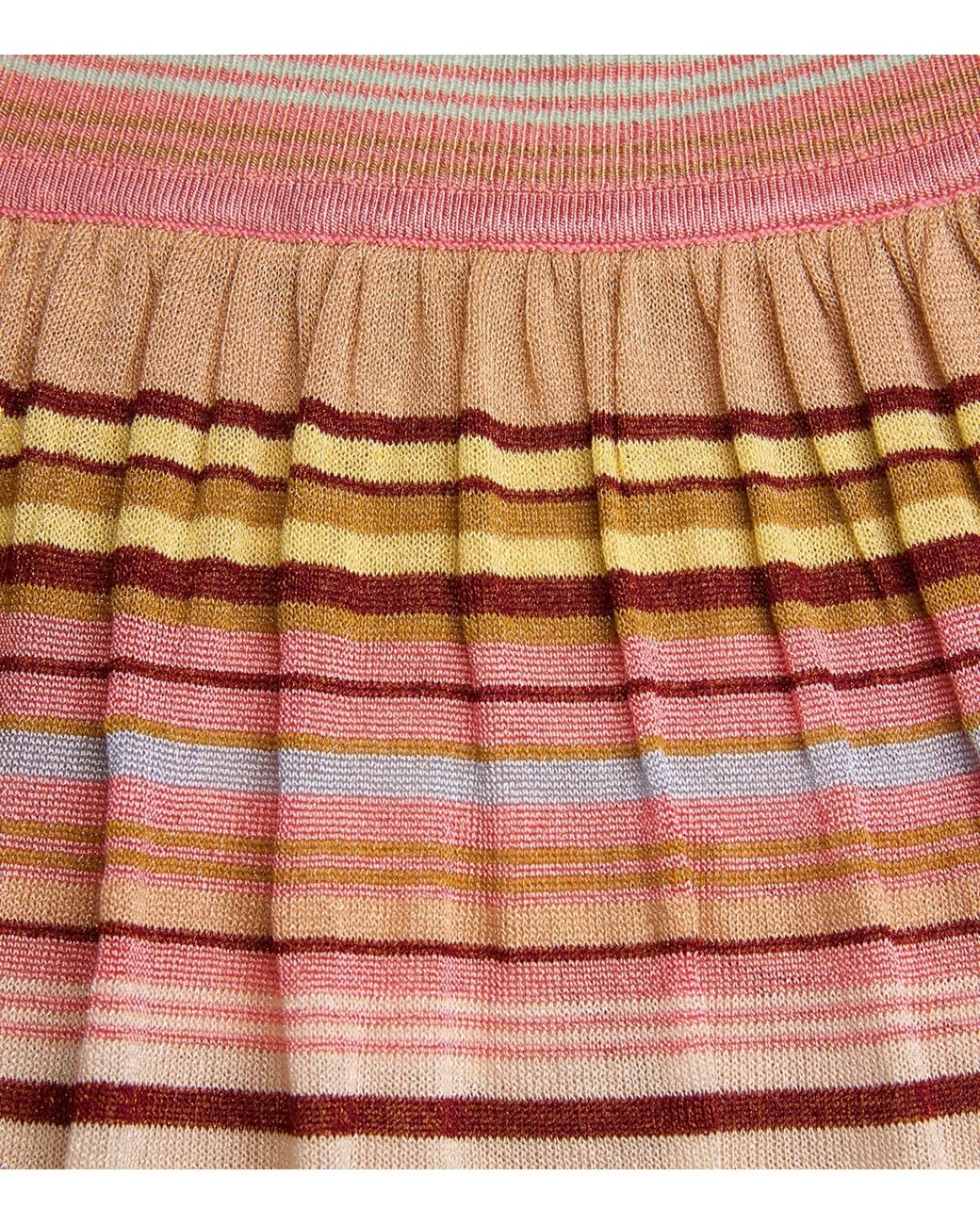 Zimmermann Brown Fairlight Stripe Maxi Skirt