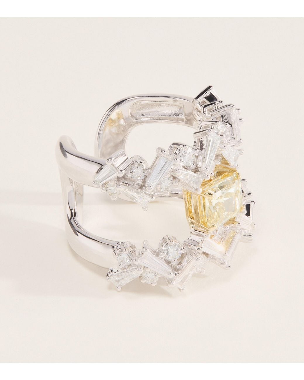 YEPREM Natural And Diamond Reign Supreme Ring