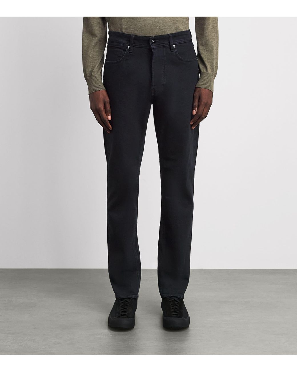 Stone Island Black Slim Jeans for men