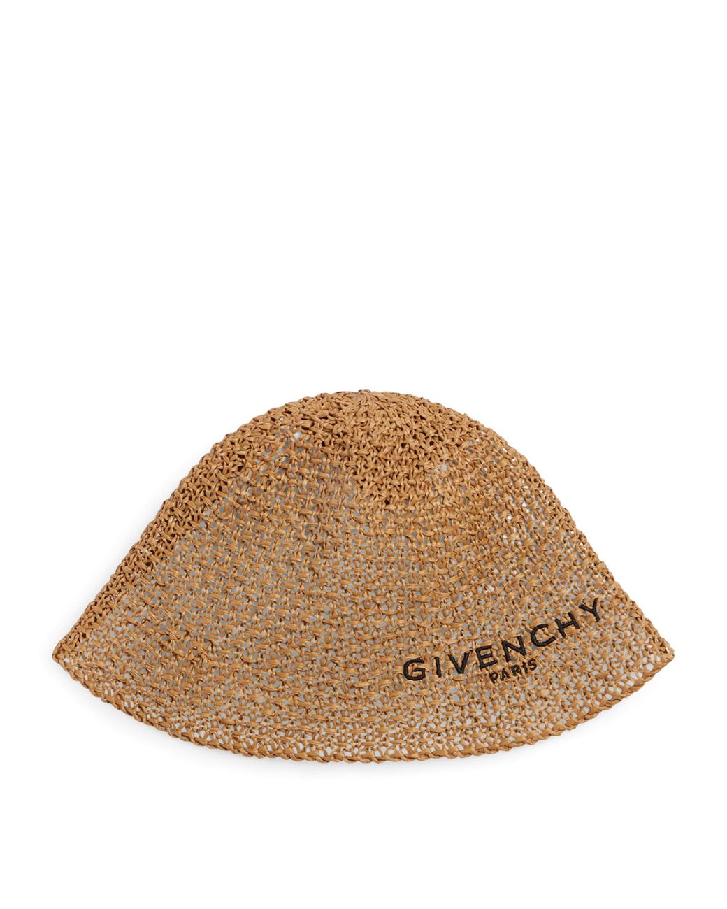 Givenchy Brown Raffia-Effect Bob Hat