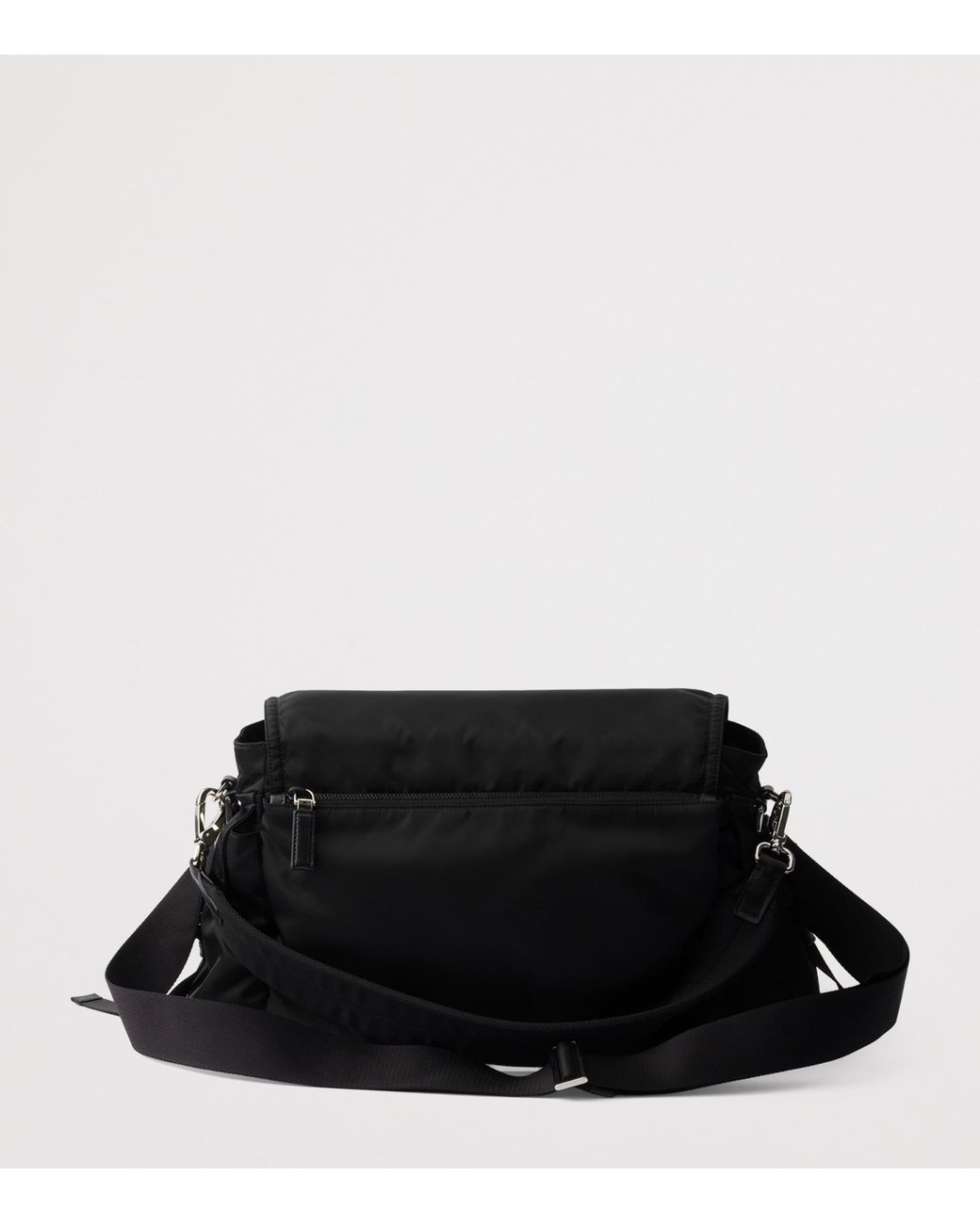Prada Black Re-Nylon And Leather Explore Messenger Bag for men