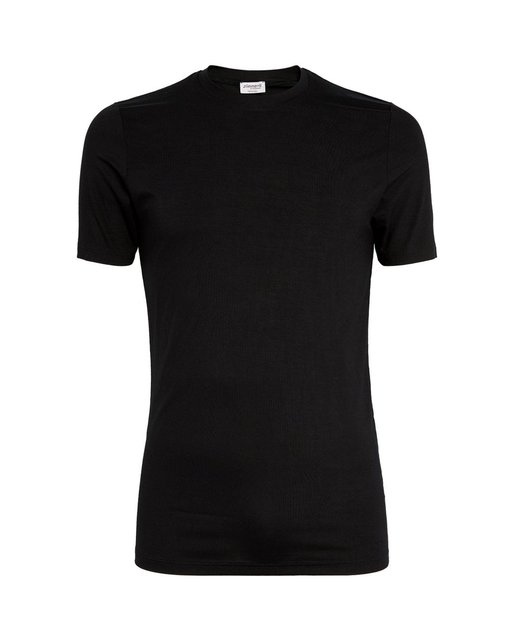 Zimmerli of Switzerland Black Stretch-Modal Pureness T-Shirt for men