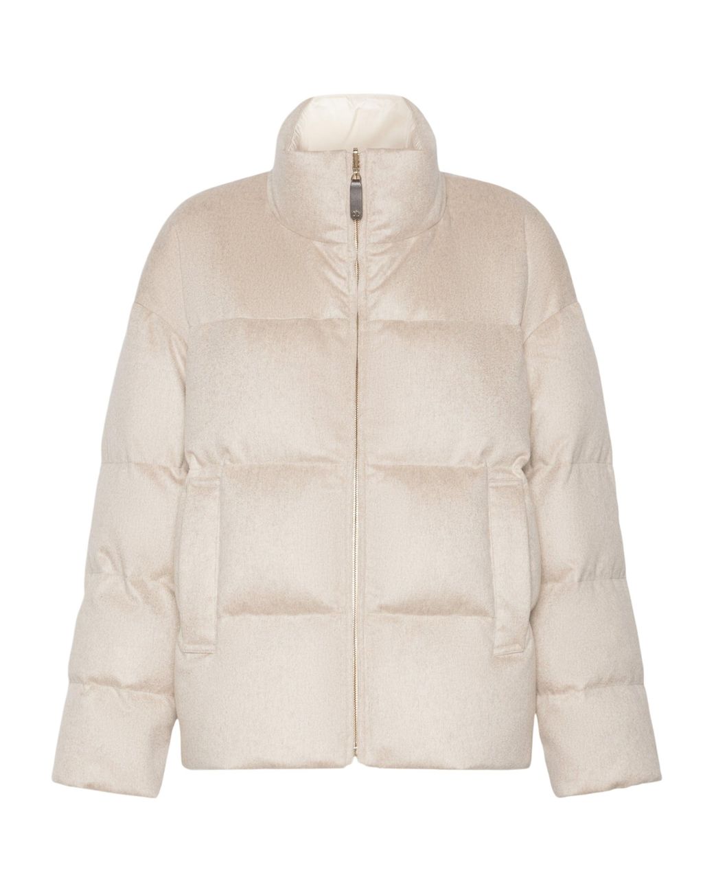 Max Mara Natural Cashmere Puffer Coat
