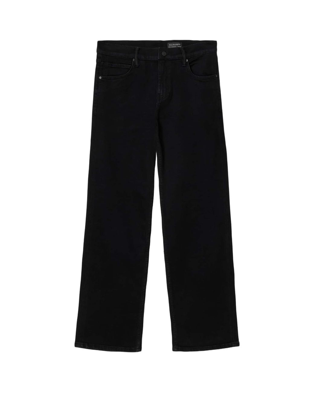AllSaints Black Sid Comfort Jeans for men