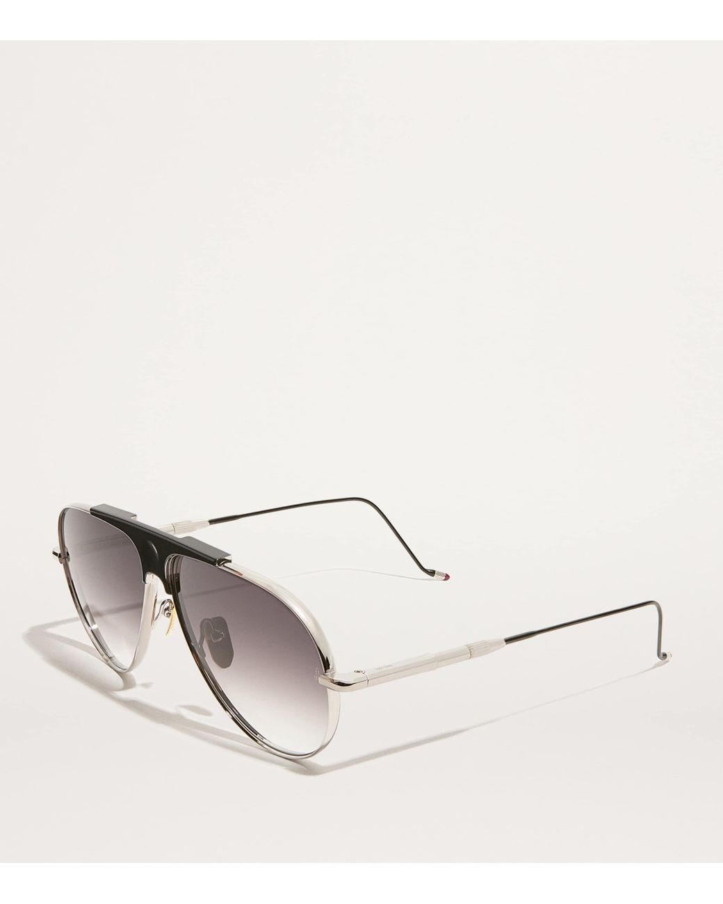 Jacques Marie Mage Brown Daido Aviator Sunglasses for men